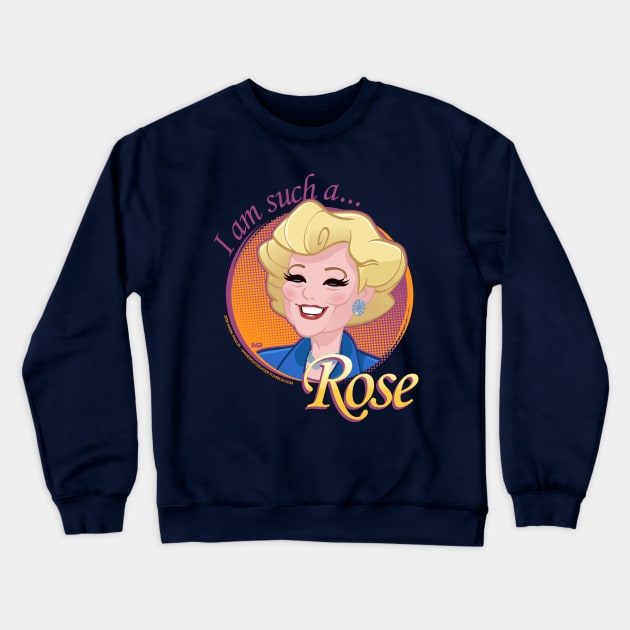 The Golden Girls - Rose Crewneck Sweatshirt by markpaulik